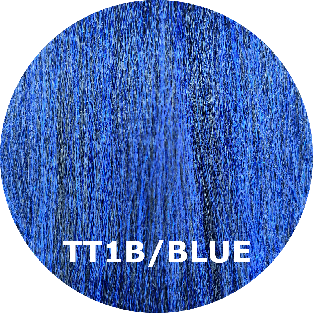 Urban Beauty Pre-Pulled Queen B Braiding Hair 50" #TT1B/BLUE